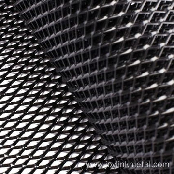 Car Grill Mesh 6x12mm Rhombic Hole Black